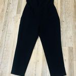 EXPRESS  strapless black dressy straight leg jumpsuit size 12 Photo 3