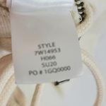 Lucky Brand Denim Jumpsuit XS Cream Sleeveless Front Zip Drawstring New Photo 12