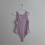 Lululemon Wundermost Ultra-Soft Nulu Square-Neck Sleeveless Bodysuit - XL Rose Photo 4