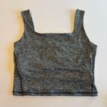 The North Face Black & Grey Athletic Cropped Tank Top Sports Bra Like New Medium Photo 2