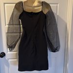Sophisticated Aura Black Long Sleeve Bodycon Mini Dress small
nWOT Photo 7