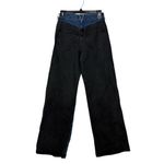 Veronica Beard $495 Taylor wide-leg two-tone jeans 24 Photo 9