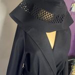 Jean Paul Gaultier
Femme Laser Cut Hooded Wrap Coat Unsized See Measurements (L Black Size undefined Photo 8
