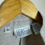 Willi Smith SALE! Cream Linen Long Sleeveless Blouse Size S EUC Photo 4