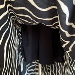 Who What Wear Midi Chic Zebra Print Halter Dress Photo 3