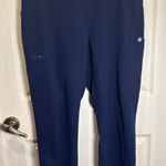FIGS Technical Collection Navy Blue Scrub Pants Women's Size Medium Photo 0