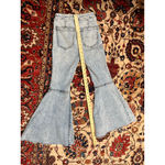 We The Free  Just Float On Boho Hippie Flare Jeans High Rise Stretch Denim Sz 24 Photo 7