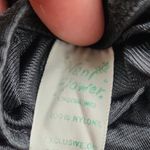 Vintage Nan Flower Nylon & Lace Slip Skirt Black Large Photo 1