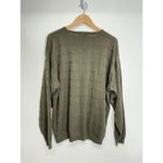 Geoffrey Beene  Sweater Womens Olive Green XL‎ Long Sleeve Photo 2