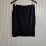 Diane Von Furstenberg  Black Knee Length Pencil Skirt H22 Photo 1