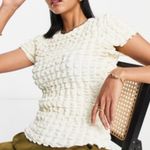 Topshop  asos cream bubble texture shirt Photo 0