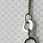 Piercing Pagoda Sterling Silver Box Chain Necklace Photo 4