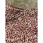 Universal Threads UNIVERSAL THREAD Dress Womens Sz 2 Elbow Puff Sleeve Pink Ruched Mini Abstract Photo 4