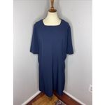 MM.LaFleur New‎ Plus  The Emily 2.0 Dress in WonderTex Galaxy Blue +3 3X Photo 1