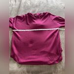 Chaser  Plum Waffle Print Pullover Hoodie Sweatshirt Women’s Sz M EUC Photo 4