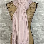 Maurice's  Pale Pink Fringe Scarf Photo 0