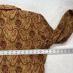Harvé Benard Harve Benard Jacket Womens 10 Paisley Print Open front gold maroon Photo 5