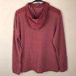 Columbia Women’s Textured Knit Red Lightweight Zip-Up Hooded Jacket Photo 6