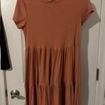 See You Monday Flowy Pink T-shirt Dress Photo 0