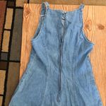 Vintage blue denim skater dress size 7 Photo 3