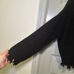 It’s Black Knit Distressed Frayed Hem Scoop Neck Crop Sweater size 3X Photo 3