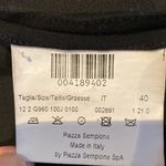 Piazza Sempione  black gathered neck jacket Photo 4