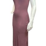 Lulus  Soft Bodycon High Side Slit Keyhole High Neckline Small MIDI dress Photo 6