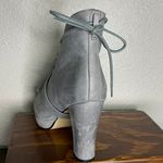 Seychelles Women's Gray Under Construction Lace Up Ankle Boot Size 6.5 Photo 7
