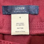 J.Crew  Maroon Stretch Skirt Sz 4 Photo 1