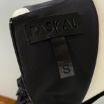 Paskal Black Wool Knit Sleeveless Ruffle Mini Dress Small Professional Business Photo 6