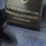 Halston Heritage  Navy Blue Wrap Midi Dress Size 12 Photo 6