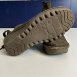 Fly London  Yama Suede Wedge Ankle Bootie Olive Army Green Size 39 Photo 7