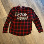 Forever 21 Hello Kitty and Friends x Red Button Down Flannel Long Sleeve Shirt Photo 3