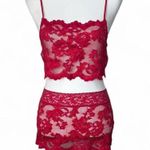 Victoria's Secret Vintage Victoria’s Secret Lace Skirt Set Photo 0