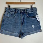 PacSun  ladies distressed short mom denim shorts size 29 Photo 0