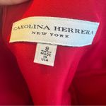 Carolina Herrera  Red Silk Strapless Gown Women’s 8 Formal Dress Designer Luxury Photo 10