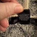 August Silk  Diamond Eyelash Open Cardigan Bolero White Black Size M Photo 5