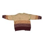 Lucky Brand Brown Ombre Dye Oversize Open Cardigan In Rust Wool Blend Size M Photo 5