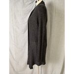 AllSaints Wool Alpaca Blend Longline Draped Cardigan Sweater Jacket M Black Size M Photo 6