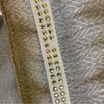 Michael Stars NWT  Anthropologie‎ Infinity Scarf Sparkle and Fade Eternity Gold Photo 5