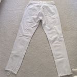 RE/DONE  White Mid Rise Distressed Jeans Photo 3
