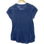 Abercrombie & Fitch NEW  Blue Embroidered Crewneck Short Sleeve Tee Shirt Size M Photo 2