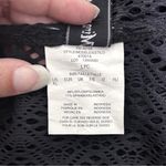 MiracleSuit  Black Open Knit Scoop Neck 3/4 Sleeve Pullover Coverup Dress XL Photo 7