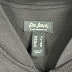 Du Jour Embroidered Bomber Jacket Womens S Black Floral Boho Festival Streetwear Photo 6