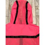 PINK - Victoria's Secret NEW  women's XS (OVERSIZED) pink/black jacket Retails $75 Photo 4