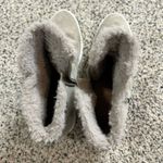 Caslon  Wedge Ankle Boots Size 8 Sherpa Lined Water Resistant Tan Platform Photo 3