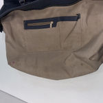 Rowallan Large Old Money Minimalist Navy Blue Canvas Tote Purse Photo 3