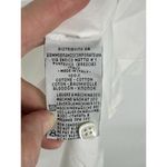 820 I‎ Caliban Women's Short Sleeve Button Up Shirt Dress Size 40 Medium White Photo 9