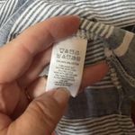 Sigrid Olsen  cropped size L linen cotton blend striped top. Photo 3