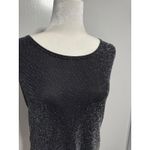Vintage Ronnie Nicole size Small Sleeveless Black Tank Top Shimmery‎ Sparkle Photo 1